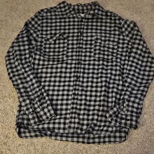 Goodfellow & Co. Black and White Checkered Button Down Shirt